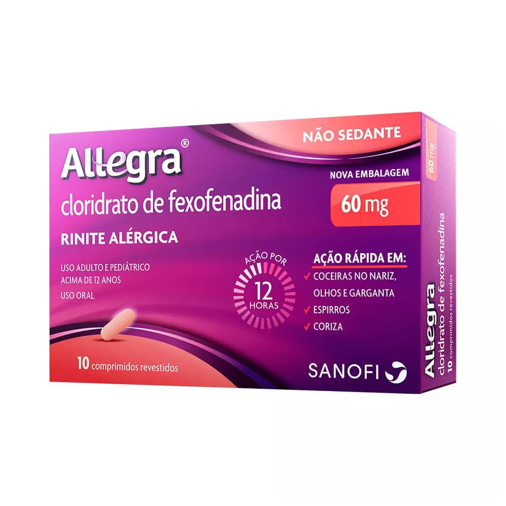 Allegra 60mg com 10 Comprimidos