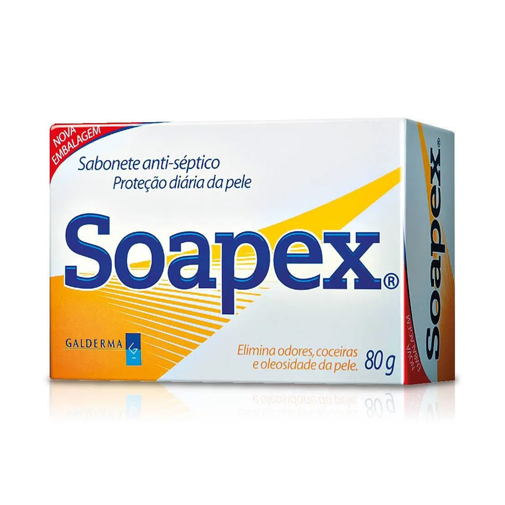 Soapex 3 por centro Sabonete 80g